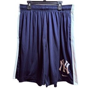 Men’s Nike DRI-FIT New York Yankees Drawstring Shorts, sz. XXL, Blue/white‎